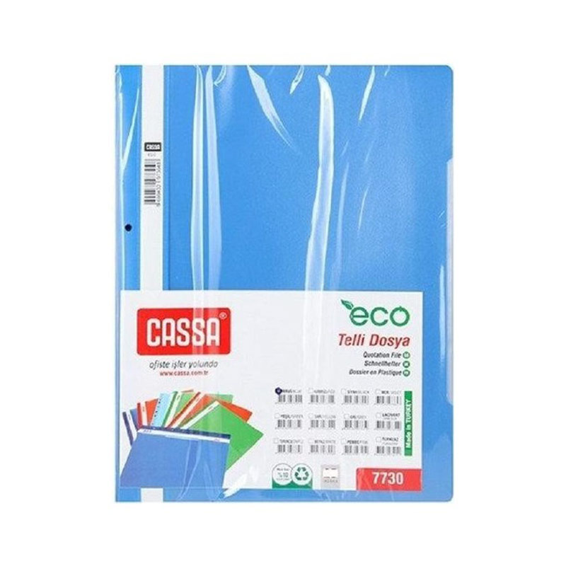 Cassa Eco Telli Dosya 50'li Paket - Mavi resmi
