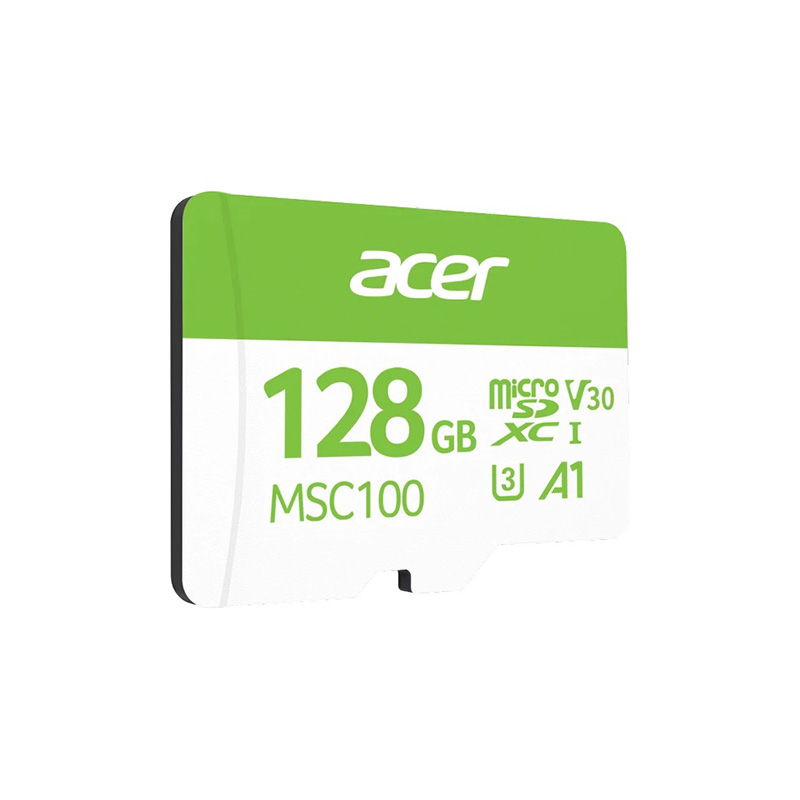 Acer MSC100 128GB microSD U3 V30 A1 Aksiyon Kamera & Güvenlik Kamerası Uyumlu resmi