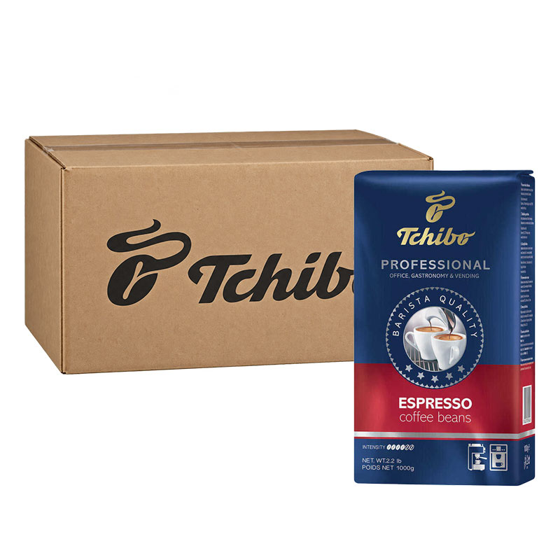 Tchibo Professionel Espresso Çekirdek Kahve 1 Kg (6 Adet) resmi