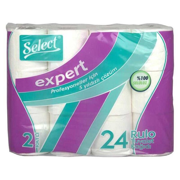 Select Expert Tuvalet Kağıdı 2 Katlı 24'lü Paket