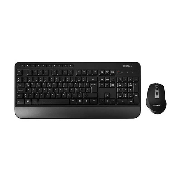 Everest KM-5300 Kablosuz Multimedia Q Klavye + Mouse Seti Siyah