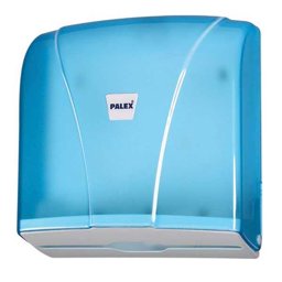 Palex 3464-1 Kağıt Havlu Dispenseri Z Katlama Şeffaf Mavi