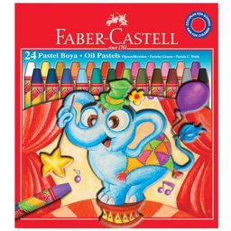 Faber Castell Pastel Boya Red Line Karton Kutu Köşeli 24 Renk