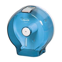 Palex 3444-1 Jumbo Tuvalet Kağıdı Dispenseri Şeffaf Mavi