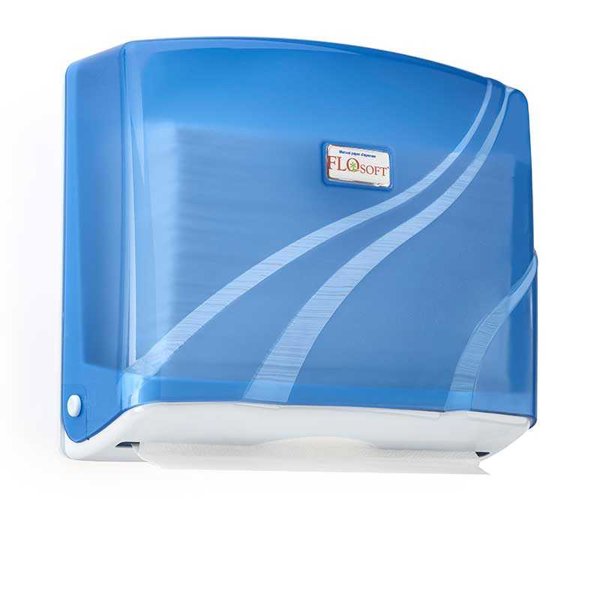 Flosoft F177M Kağıt Havlu Dispenseri Z Katlama - Mavi