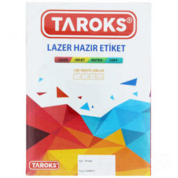 Taroks Lazer Etiket Tr-1280  22X12
