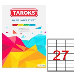 Taroks Lazer Etiket Tr-1027 70X32