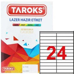 Taroks Lazer Etiket Tr-1224 105X23
