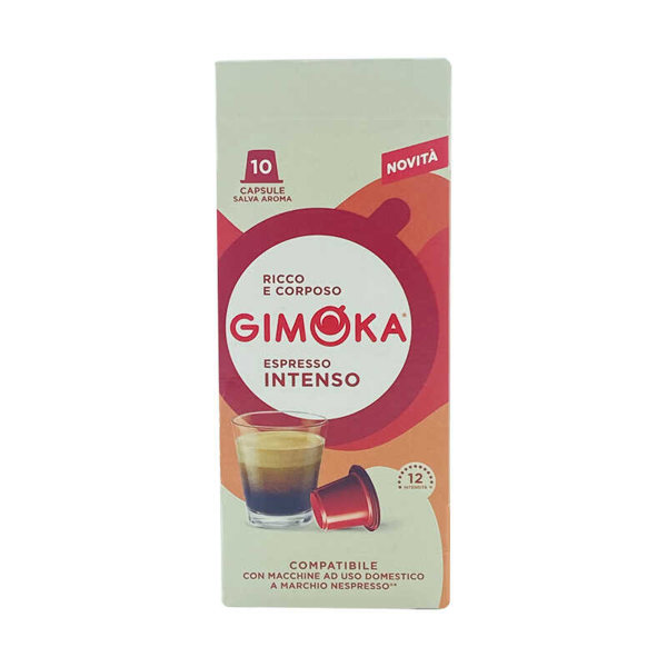 Gimoka İntenso Nespresso Uyumlu Kapsül Kahve 10'lu