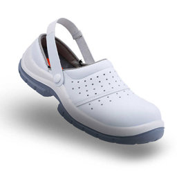 Mekap İş Ayakkabısı Sandalet Slipper Beyaz Atlas Atp-92