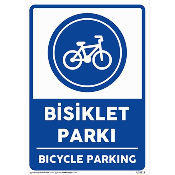 Bisiklet Parkı Uyarı Levhası U10113