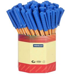 Pensan 1010 Ofispen Tükenmez Kalem 1.0 mm 60'lı Paket - Mavi