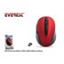 Everest SM-613 Kablosuz Optik Mouse 800/1200/1600 DPI 2.4Ghz Kırmızı, Resim 1