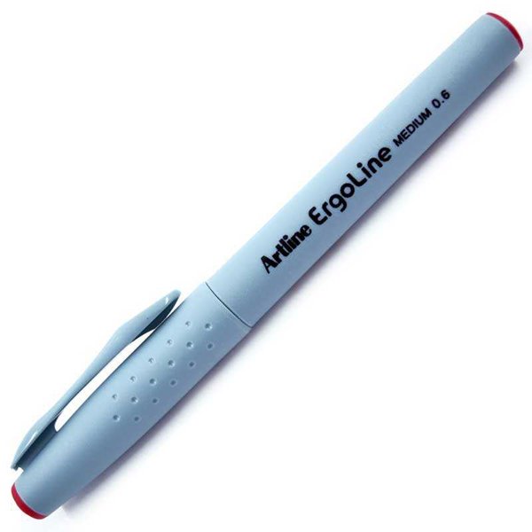 Artline 3600 Ergoline İmza Kalemi 0.6 mm - Kırmızı