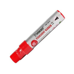 Mikro 6010 Permanent Koli Kalemi Kesik Uç 10 mm - Kırmızı