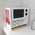 Bayz Design Mutfak Tezgah Üstü Mikrodalga Fırın Dolap Düzenleyici Raflı, Resim 3