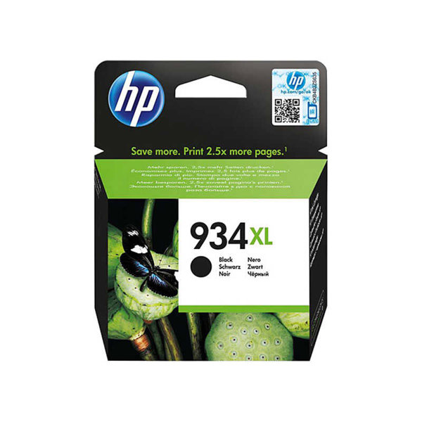 HP 934XL C2P23AE Mürekkep Kartuş 1000 Sayfa - Siyah
