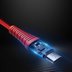 Rock Space Z9 Şarj Kablosu Micro USB Hi-Tensile 5V/2A 1.2 m Kırmızı, Resim 2