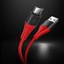 Rock Space Z9 Şarj Kablosu Micro USB Hi-Tensile 5V/2A 1.2 m Kırmızı, Resim 6