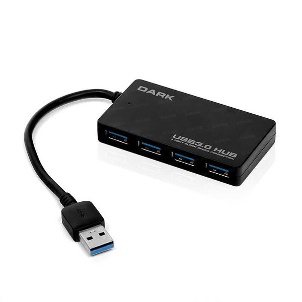 Dark AC-USB341 Connect Master 3.0 Usb Hub Çoklayıcı 4 Port - Siyah