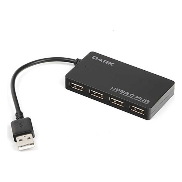 Dark DK-AC-USB242 2.0 Usb Hub Çoklayıcı 4 Port - Siyah