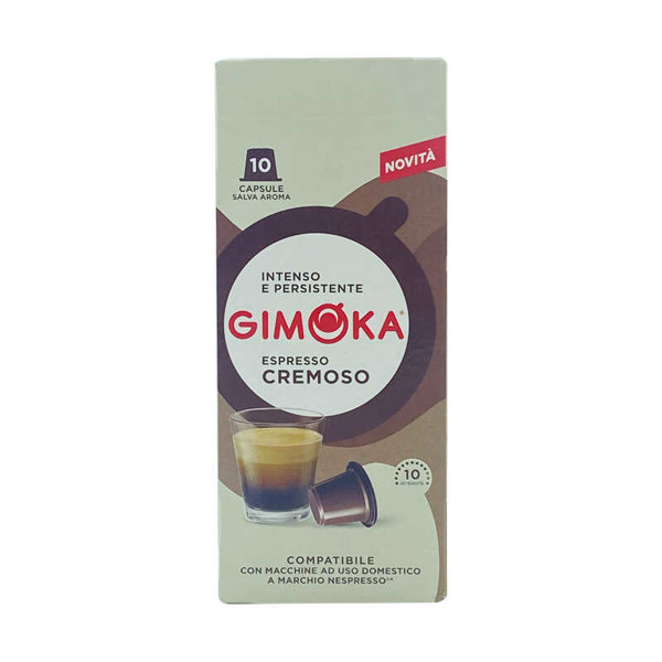 Gimoka Cremoso Nespresso Uyumlu Kapsül Kahve 10 lu