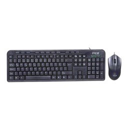 Inca IMK-375T Wired Multimedia Kablolu Q Klavye + Mouse Seti Siyah
