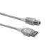 S-link SL-U2005 Yazıcı Kablosu Usb 2.0 Cable 5 Metre Şeffaf, Resim 2