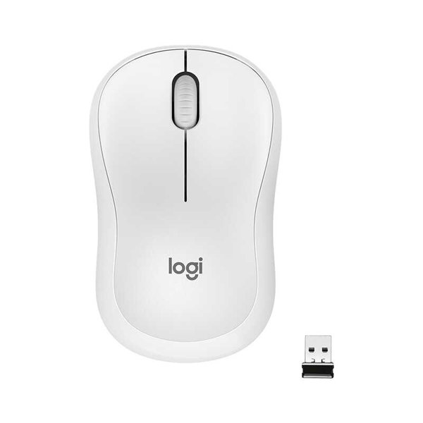 Logitech Kablosuz Mouse M220 Silent White Beyaz