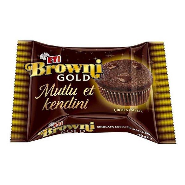 Eti Browni Gold Çikolatalı Kek 45 gr 24'lü Paket