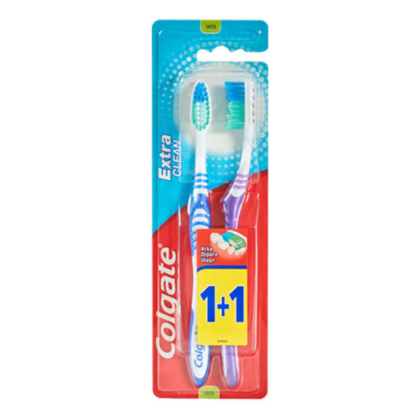 Colgate Diş Fırçası Extra Clean 1+1 Orta
