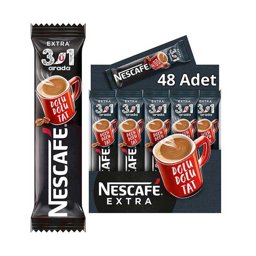 Nescafe 3 ü 1 Arada Extra 16,5 gr 48'li Kutu