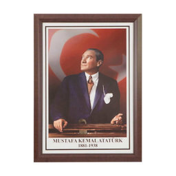 Inter Atatürk Portresi Lamine Çerçeve 35x50 INT-824 2L