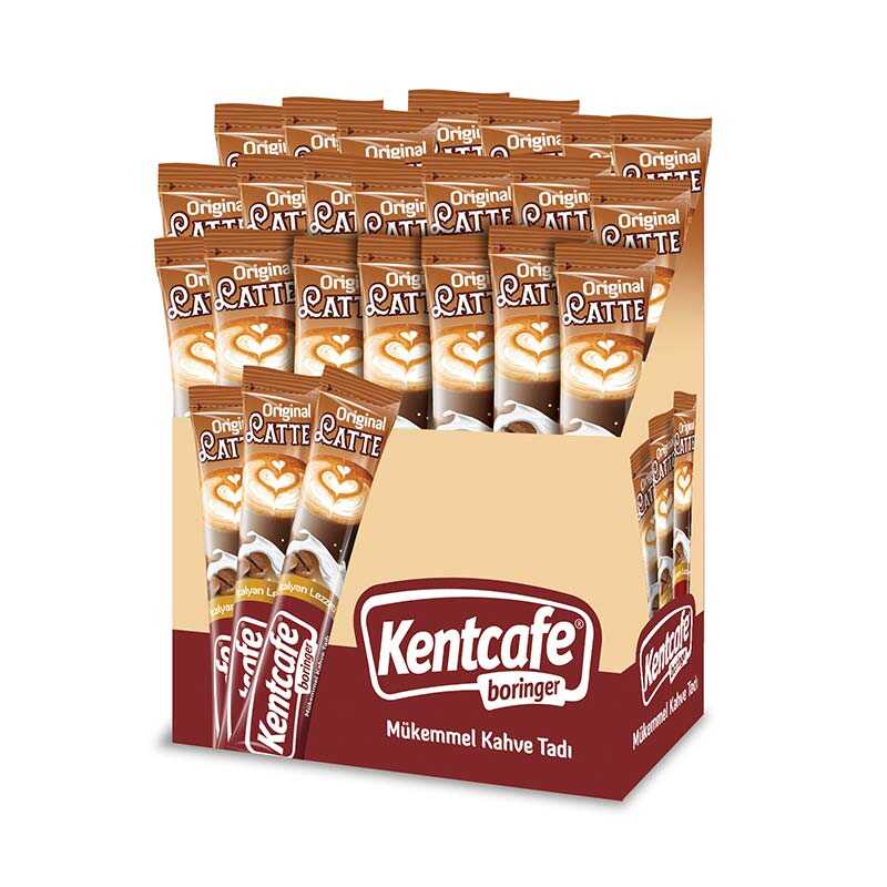 Kentcafe Boringer Hazır Kahve Latte 16 g x 20 Adet