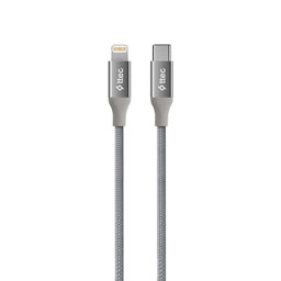 ttec AlumiCable Hızlı Şarj Kablosu USB-C - Lightning 150 cm Uzay Grisi 2DK41UG