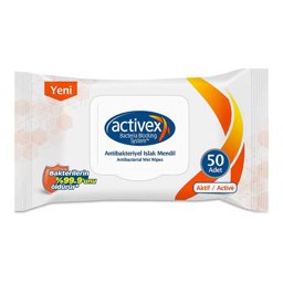 Activex Antibakteriyel Islak Havlu Aktif Koruma 50 Yaprak