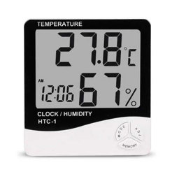 Starmax Clock HTC-1 Dijital Nem ve Sıcaklık Ölçer Saat