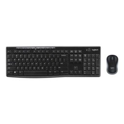 Logitech MK270 Kablosuz Q Klavye + Mouse Seti Siyah