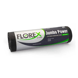 Florex 549 Jumbo Power Çöp Torbası Jumbo Boy 80 x 110 cm 10 Adet - Siyah 