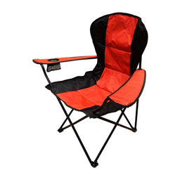 Dft Kollu Katlanır Premium Kamp Sandalyesi Kırmızı