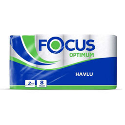 Focus Optimum Kağıt Havlu Çift Katlı 22.75 x 12 cm 90 Yaprak - 8 Adet