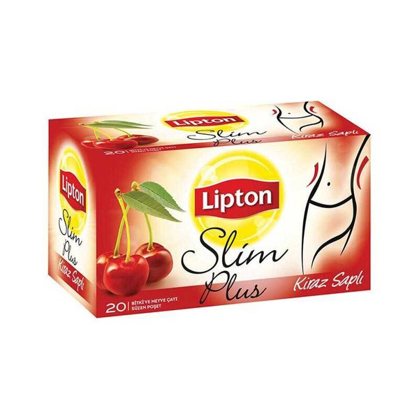 Lipton Slim Plus Kiraz Saplı Bitki Çayı 20li 
