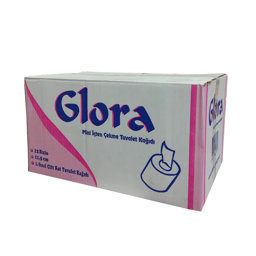 Glora İçten Çekme Mini Cimri Tuvalet Kağıdı 4 kg 12 Rulo resmi