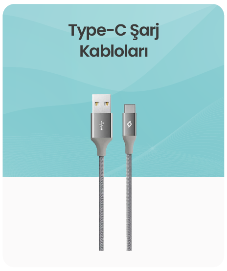 Type-C Şarj Kabloları kategorisi için resim