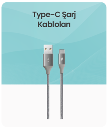 Type-C Şarj Kabloları kategorisi için resim