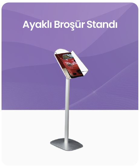 Ayaklı Broşür Standı kategorisi için resim